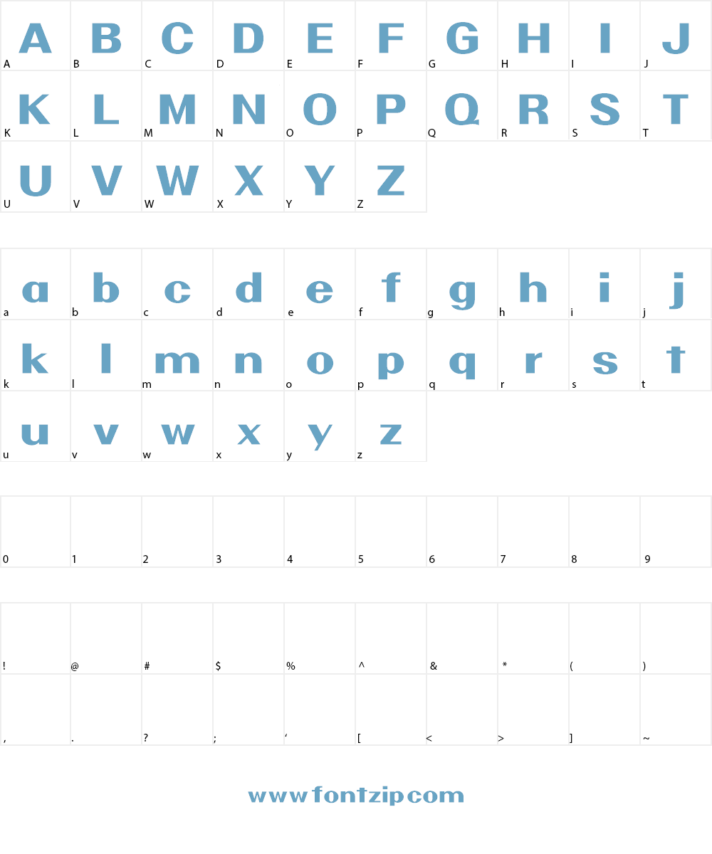 Nintend Font Character